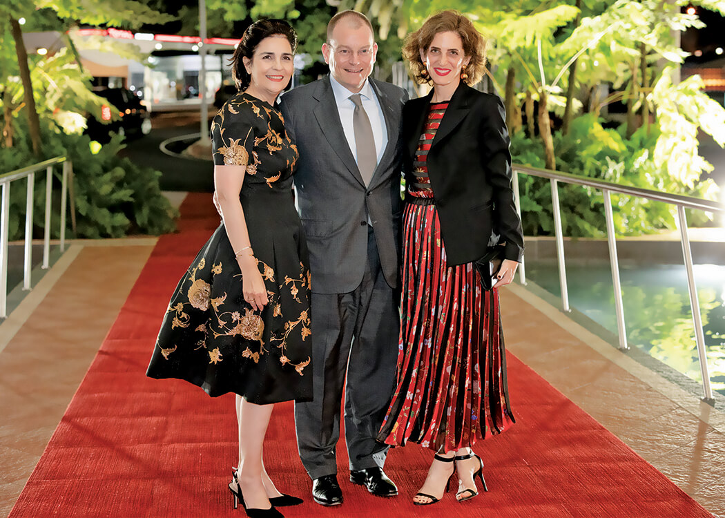 María Amalia León de Jorge, Alex Bolen and Eliza Bolen